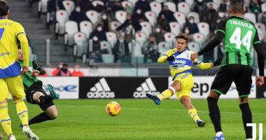 يوفنتوس يتعادل 1 - 1 مع ساسولو بالشوط الأول فى كأس إيطاليا