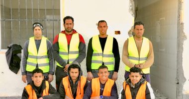 متطوعون شباب يعيدون رفع كفاءة ملعب وشوارع مقرات خدمية بشمال سيناء.. صور