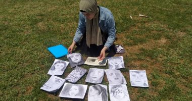 "إيثار" موهبة من الإسماعيلية تبدع فى رسم لوحات فنية
