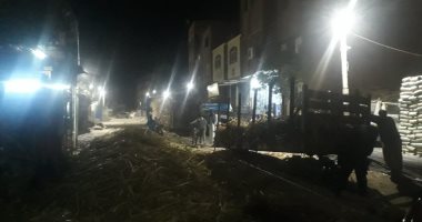 خروج قطار قصب السكر عن المسار بمدينة كوم أمبو دون إصابات