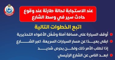 إرشادات الصحة بشأن التعامل مع الحوادث والحالات الطارئة على الطرق السريعة 