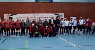 افتتاح الدورة الثانية للدوري المصرى لكرة الهدف للمكفوفين ببنى سويف