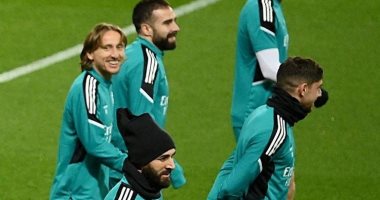 ريال مدريد ينهي استعداداته لمواجهة باريس سان جيرمان في دوري أبطال أوروبا.. صور