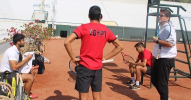 منتخب التنس يستعد لمواجهة قبرص "الحاسمة" فى كأس ديفيز