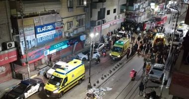 تشييع جثامين 3 أطفال بينهم رضيع ضحايا حريق شقة سكنية بالإسماعيلية.. صور