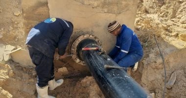 شركة المياه بسيناء تنتهى من إصلاح أعطال بالخطوط فى مناطق بالوظة وكاترين