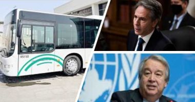 باختصار.. أهم الأخبار العالمية والعربية حتى 12 ظهرا.. أمريكا تحث رعاياها على مغادرة بيلاروسيا.. جوتيريش: لا بديل عن الدبلوماسية فى التغلب على أزمة أوكرانيا.. السعودية تطلق اليوم المرحلة التجريبية لـ"حافلات مكة"