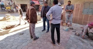 استكمال تركيب بلاط الإنترلوك بالشوارع الضيقة بعدد من مدن كفر الشيخ.. صور