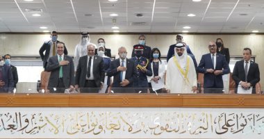 المستشار حنفى جبالى يحضر جانبا من جلسة النواب البحرينى