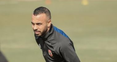 شاهد تدريبات لاعبى الأهلى استعداداً لمواجهة الهلال السوداني 