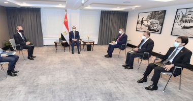 الرئيس السيسى لشركة جون كوكريل البلجيكية للصناعات الدفاعية: نتطلع لتعميق التعاون