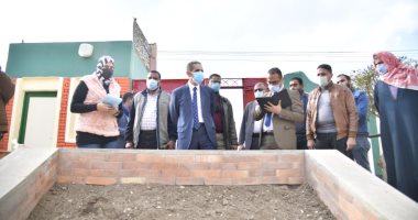 جولة مسائية لمحافظ الغربية لمتابعة مشروعات "حياة كريمة" بزفتى