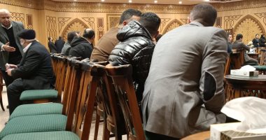 رئيس قضايا الدولة ومستشارى الهيئة يقدمون العزاء فى وفاة المستشار وحيد عوض.. صور