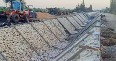الانتهاء من تبطين 248 كيلو وجارى العمل بـ110 ترع فى كفر الشيخ