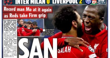 محمد صلاح بطل سان سيرو أبرز عناوين صحف إنجلترا 