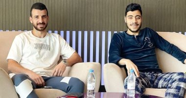أكرم توفيق برفقة محمود متولى فى رحلة التأهيل من الصليبى