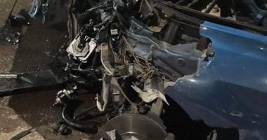 الاستماع لأقوال المصابين بهدف كشف ملابسات حادث تصادم وصلة دهشور بالجيزة..صور