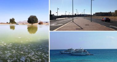 طقس متقلب بالمحافظات.. استقرار الأحوال الجوية بالبحر الأحمر بعد يوم ممطر..  شمس ساطعة وجو بارد نسبيا ببني سويف والمحافظ يتفقد "سنور" .. إلغاء رحلات البالون الطائر بالأقصر.. وسيول محدودة بسيناء.. فيديو وصور