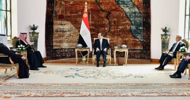 الرئيس السيسي يستقبل مرزوق الغانم ويشيد بمتانة وقوة العلاقات المصرية الكويتية