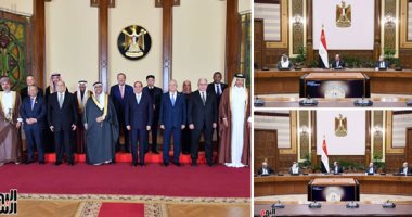 الرئيس السيسي يؤكد أهمية تدعيم التواصل البرلمانى بين الدول العربية خلال المرحلة الحالية.. رؤساء البرلمانات العربية: مصر قلب الأمة النابض والقيادة الحكيمة لرئيسها قهرت تحديات التنمية لتجسد أقوى مظاهر الإنجازات