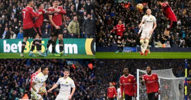 ملخص وأهداف مباراة ليدز يونايتد ضد مان يونايتد 2-4 فى الدوري الإنجليزي