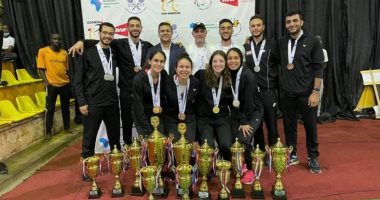 مصر تحصد 9 ميداليات ببطولة إفريقيا للريشة الطائرة