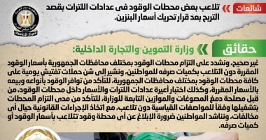 الحكومة تنفى تلاعب بعض محطات الوقود فى عدادات اللترات بقصد التربح