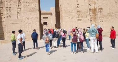 جولة سياحية إلى مدينتى الأقصر وأسوان لطلائع كفر الشيخ.. صور