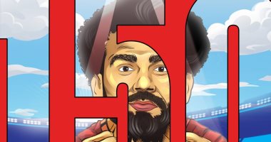 كاريكاتير اليوم السابع.. محمد صلاح ضمن قائمة عظماء ليفربول بعد هدفه الـ150