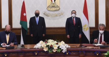 رئيس الوزراء ونظيره الأردنى يشهدان توقيع مذكرة تفاهم بمجال المناطق اللوجيستية