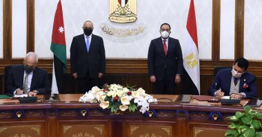 رئيس الوزراء ونظيره الأردنى يشهدان توقيع التعاون فى مجال الشباب 2022 - 2024