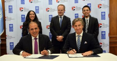 الجامعة البريطانية توقع مذكرة تفاهم مع برنامج الأمم المتحدة الإنمائى لتعزيز مشاركة الشباب