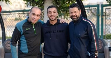 محمد عبد المنعم يزور لاعبي فيوتشر وترحيب خاص من علي ماهر