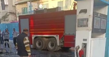 مشهد مروع.. شاهد لحظة انفجار محطة بنزين فى محافظة الدقهلية والنيران تلتهم المحطة