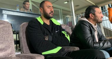 محمد شوقى يحضر مباراة إنبى وغزل المحلة بالدورى