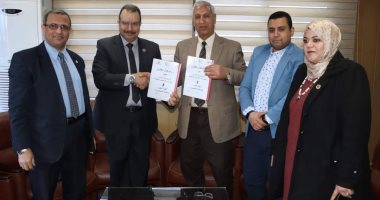 صور.. بروتوكول تعاون بين مياه الدقهلية وكلية العلوم بجامعة المنصورة
