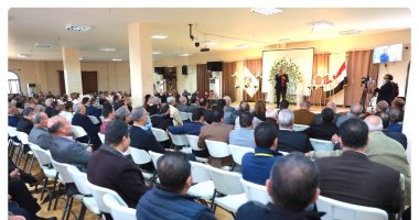 رئيس الطائفة الإنجيلية يشهد الاحتفال بإعلان نتائج انتخابات الكنيسة الرسولية