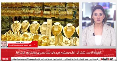 ارتفاع تاريخى لأسعار الذهب بسبب حرب روسيا وأوكرانيا.. فيديو