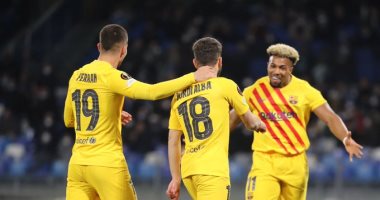 نابولي ضد برشلونة.. البارسا يتقدم بهدف ألبا بالدقيقة الثامنة فى الدوري الأوروبي