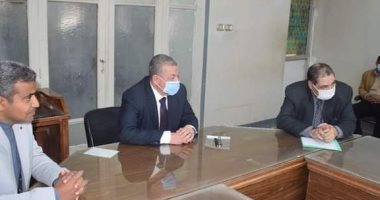 رئيس مدينة أبو قرقاص يوجه بالتعامل بحسم مع التعدى على الأراضى الزراعية