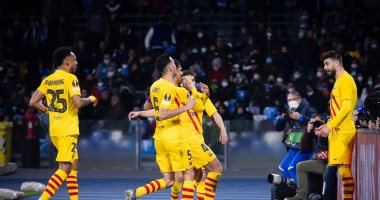 برشلونة يدمر نابولي برباعية ويتأهل لدور الـ 16 فى الدوري الأوروبي.. فيديو وصور