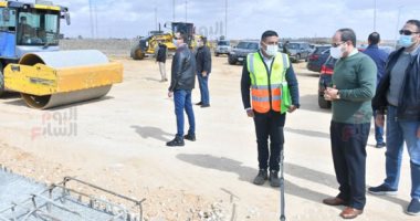 الرئيس السيسي يتفقد أعمال إنشاء محور حسب الله الكفراوى
