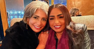 سوسن بدر فى صورة مع سلوى خطاب: "عِشرة العمر والصاحبة الجدعة أم دم سكر"