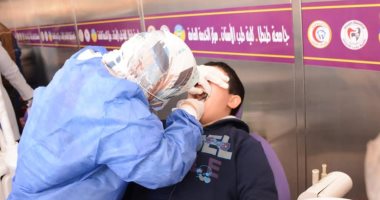 فحص وعلاج بالمجان لـ1468 حالة فى القافلة الطبية بمركز زفتى 