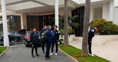 الزمالك يتجه لملعب مباراة الوداد المغربى.. صور
