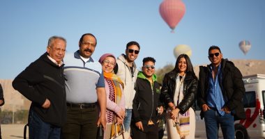 مصطفى شعبان وأحمد الشامى بصحبة مسلسل "دايمًا عامر" فى أسوان.. صور