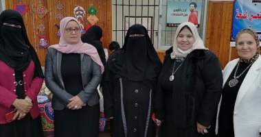 شغل رمضان وصل.. مواهب نسائية في الهاند ميد بمعرض "تضامن بورسعيد"..لايف وصور