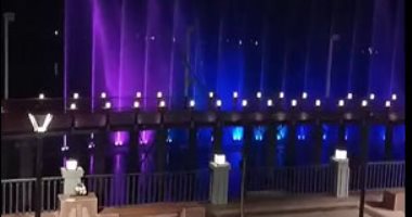فيينا الصعيد.. شاهد جمال النافورة الراقصة على كورنيش بنى سويف