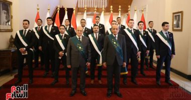 المندوبون الجدد يؤدون اليمين القانونية أمام رئيس مجلس الدولة.. صور