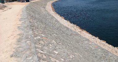 شاهد أعمال حماية جوانب نهر النيل وعمل كورنيش أخميم 2 بسوهاج